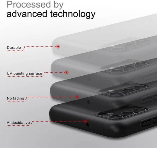 Nillkin Super Frosted Shield Samsung Galaxy A04s Hoesje Zwart afbeelding 12