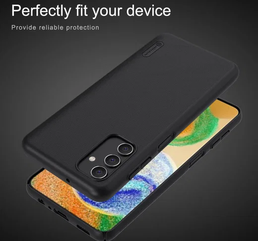 Nillkin Super Frosted Shield Samsung Galaxy A04s Hoesje Zwart afbeelding 14