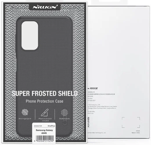 Nillkin Super Frosted Shield Samsung Galaxy A04s Hoesje Zwart afbeelding 17