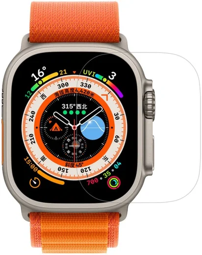 Nillkin - Apple Watch Ultra 3/2/1 Screen Protector - 9H Tempered Glass afbeelding 1