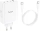 Hoco 100W GaN Adapter Power Delivery Snellader + USB-C Kabel 1M Wit afbeelding 6