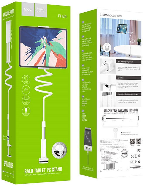 Hoco Houder met Zwanenhals voor Telefoon/Tablet/iPad 4 tot 10.5 Inch afbeelding 9