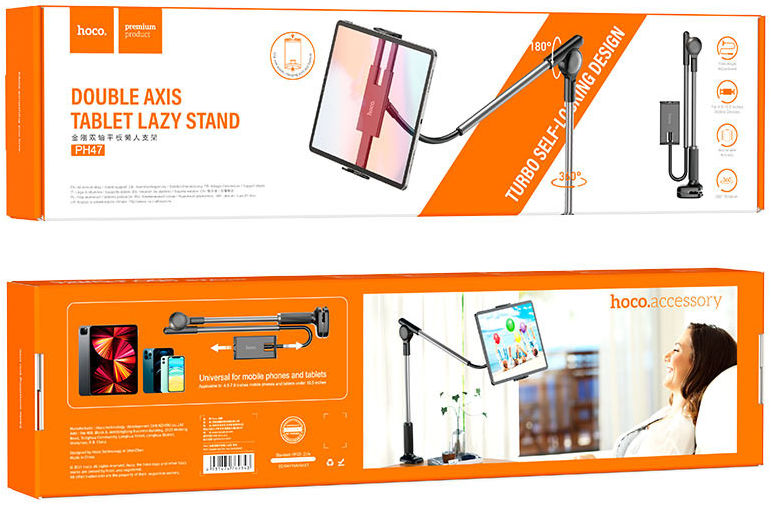 Hoco Verstelbare Houder voor Telefoon/Tablet/iPad 4.5 tot 10.5 Inch afbeelding 6