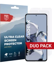 Rosso Xiaomi 12T/12T Pro Ultra Clear Screen Protector Duo Pack afbeelding