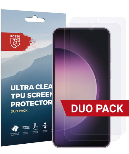 Rosso Samsung Galaxy S23 Plus Screen Protector Ultra Clear Duo Pack afbeelding 1