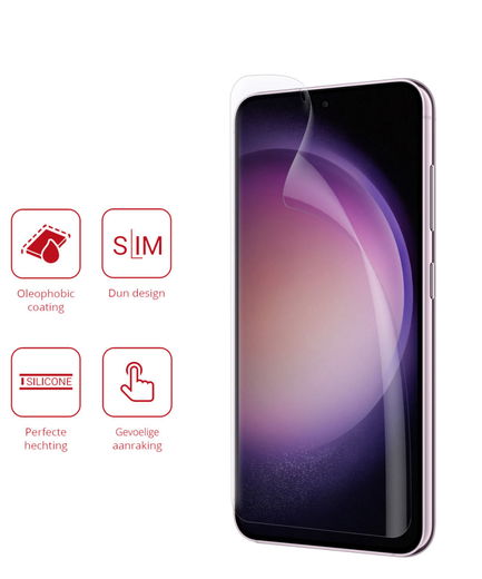 Rosso Samsung Galaxy S23 Plus Screen Protector Ultra Clear Duo Pack afbeelding 2