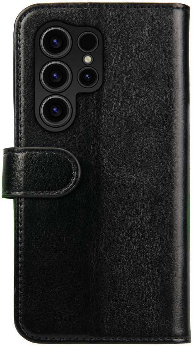 Rosso Element Samsung Galaxy S23 Ultra Hoesje Book Cover Wallet Zwart afbeelding 2