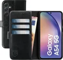 Rosso Element Samsung Galaxy A54 Hoesje Book Cover Wallet Zwart