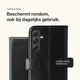 Rosso Element Samsung Galaxy A54 Hoesje Book Cover Wallet Zwart afbeelding 4