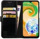 Rosso Element Samsung Galaxy A04s Hoesje Book Cover Wallet Zwart