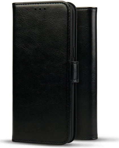 Rosso Element Motorola Moto E22/E22i Hoesje Book Cover Wallet Zwart afbeelding 7