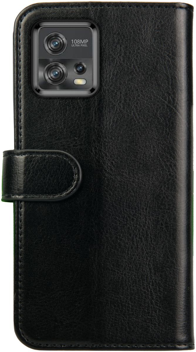 Rosso Element Motorola Moto G72 Hoesje Book Cover Wallet Zwart afbeelding 2