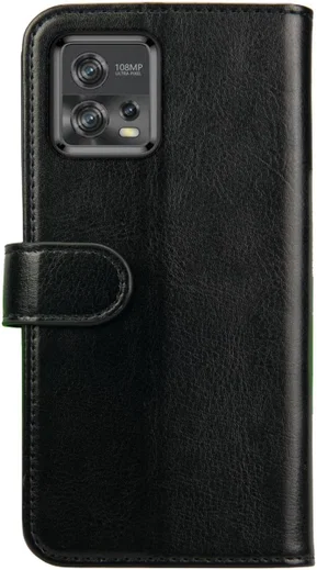 Rosso Element Motorola Moto G72 Hoesje Book Cover Wallet Zwart afbeelding 2
