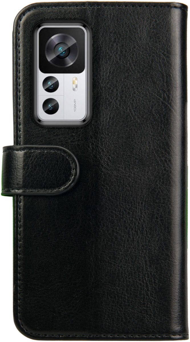 Rosso Element Xiaomi 12T / 12T Pro Hoesje Book Cover Wallet Zwart afbeelding 2