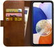 Rosso Element Samsung Galaxy A14 Hoesje Book Cover Wallet Bruin