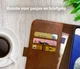 Rosso Element Samsung Galaxy A14 Hoesje Book Cover Wallet Bruin afbeelding 6