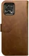 Rosso Element Motorola Moto G72 Hoesje Book Cover Wallet Bruin afbeelding 2