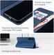 Rosso Element Samsung Galaxy S23 Hoesje Book Cover Wallet Blauw afbeelding 3