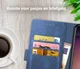 Rosso Element Samsung Galaxy S23 Plus Hoesje Book Cover Wallet Blauw afbeelding 9