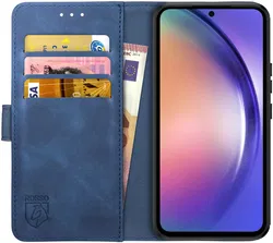 Rosso Element Samsung Galaxy A54 Hoesje Book Cover Wallet Blauw afbeelding
