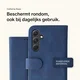 Rosso Element Samsung Galaxy A54 Hoesje Book Cover Wallet Blauw afbeelding 3