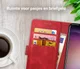 Rosso Element Samsung Galaxy S23 Plus Hoesje Book Cover Wallet Rood afbeelding 5