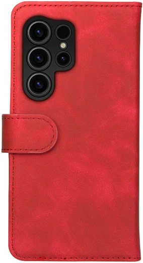 Rosso Element Samsung Galaxy S23 Ultra Hoesje Book Cover Wallet Rood afbeelding 2