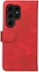 Rosso Element Samsung Galaxy S23 Ultra Hoesje Book Cover Wallet Rood afbeelding 2