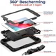 Apple iPad 11 (2025) / 10.9 (2022) Hoes met Screen Protector en Handriem Zwart afbeelding 12