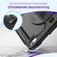 Apple iPad 11 (2025) / 10.9 (2022) Hoes met Screen Protector en Handriem Zwart afbeelding 2