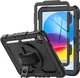 Apple iPad 11 (2025) / 10.9 (2022) Hoes met Screen Protector en Handriem Zwart afbeelding 1