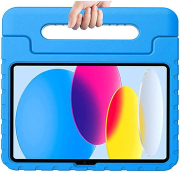 Apple iPad 11 (2025) / 10.9 (2022) Kinder Tablethoes met Handvat Blauw