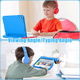 Apple iPad 11 (2025) / 10.9 (2022) Kinder Tablethoes met Handvat Blauw afbeelding 7