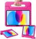 Apple iPad 11 (2025) / 10.9 (2022) Kinder Tablethoes met Handvat Roze afbeelding 2