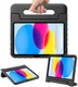 Apple iPad 11 (2025) / 10.9 (2022) Kinder Tablethoes met Handvat Zwart afbeelding 2