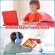 Apple iPad 11 (2025) / 10.9 (2022) Kinder Tablethoes met Handvat Rood afbeelding 7