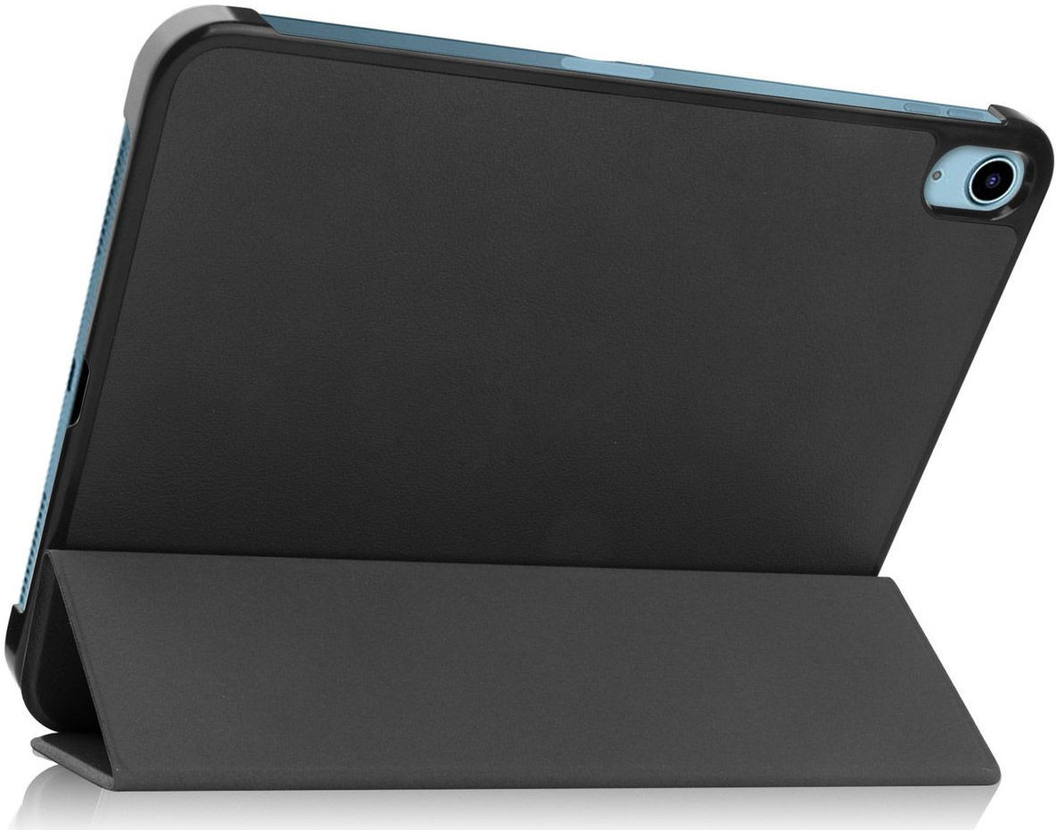 Apple iPad 11 (2025) / 10.9 (2022) Hoes Tri-Fold Book Case Zwart afbeelding 12