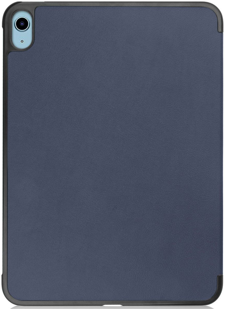 Apple iPad 11 (2025) / 10.9 (2022) Hoes Tri-Fold Book Case Blauw afbeelding 9