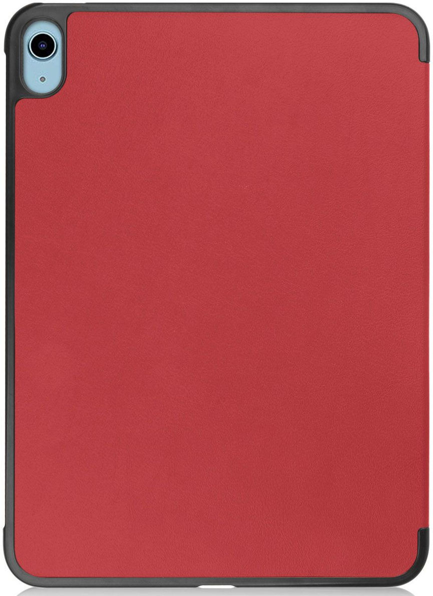 Apple iPad 11 (2025) / 10.9 (2022) Hoes Tri-Fold Book Case Rood afbeelding 11