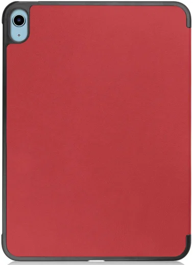 Apple iPad 11 (2025) / 10.9 (2022) Hoes Tri-Fold Book Case Rood afbeelding 11