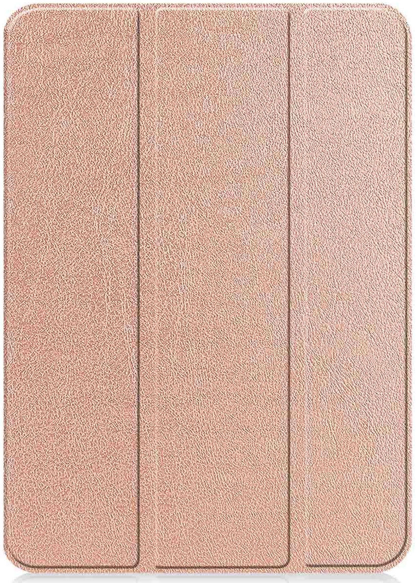 Apple iPad 11 (2025) / 10.9 (2022) Hoes Tri-Fold Book Case Roze Goud afbeelding 10