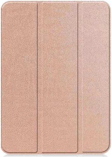Apple iPad 11 (2025) / 10.9 (2022) Hoes Tri-Fold Book Case Roze Goud afbeelding 10