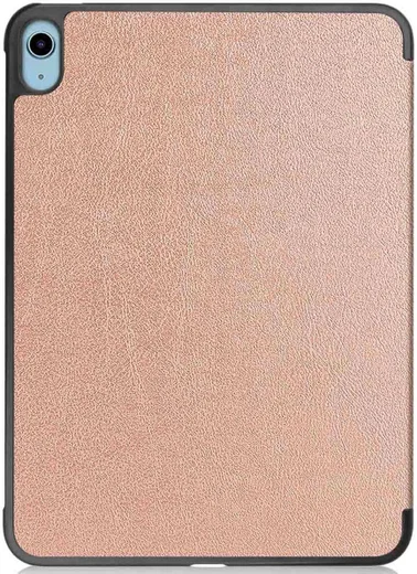Apple iPad 11 (2025) / 10.9 (2022) Hoes Tri-Fold Book Case Roze Goud afbeelding 11