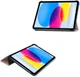Apple iPad 11 (2025) / 10.9 (2022) Hoes Tri-Fold Book Case Roze Goud afbeelding 14