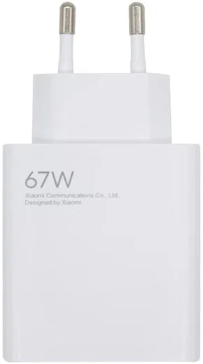 Originele Xiaomi 67W Fast Charge USB-A Adapter Wit afbeelding 2