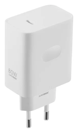 Originele OnePlus SuperVOOC 80W GaN Snellader USB-C Adapter Wit afbeelding 1