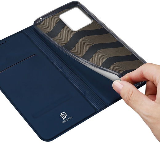 Dux Ducis Skin Pro Motorola Moto Edge 30 Ultra Hoesje Blauw afbeelding 5