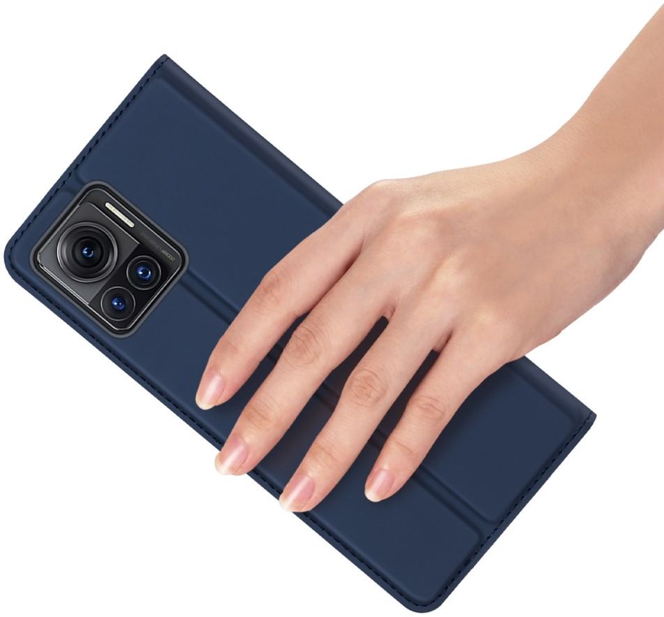 Dux Ducis Skin Pro Motorola Moto Edge 30 Ultra Hoesje Blauw afbeelding 6