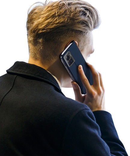 Dux Ducis Skin Pro Motorola Moto Edge 30 Ultra Hoesje Blauw afbeelding 8