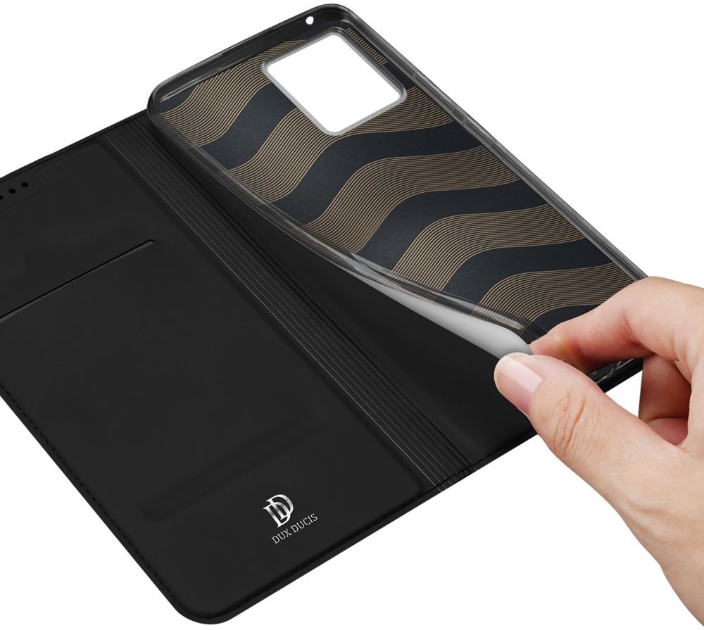 Dux Ducis Skin Pro Motorola Moto Edge 30 Fusion Hoesje Zwart afbeelding 5